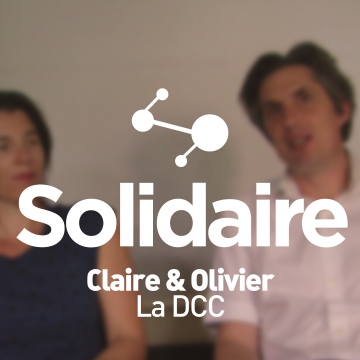 Claire et Olivier, volontaires avec La DCC